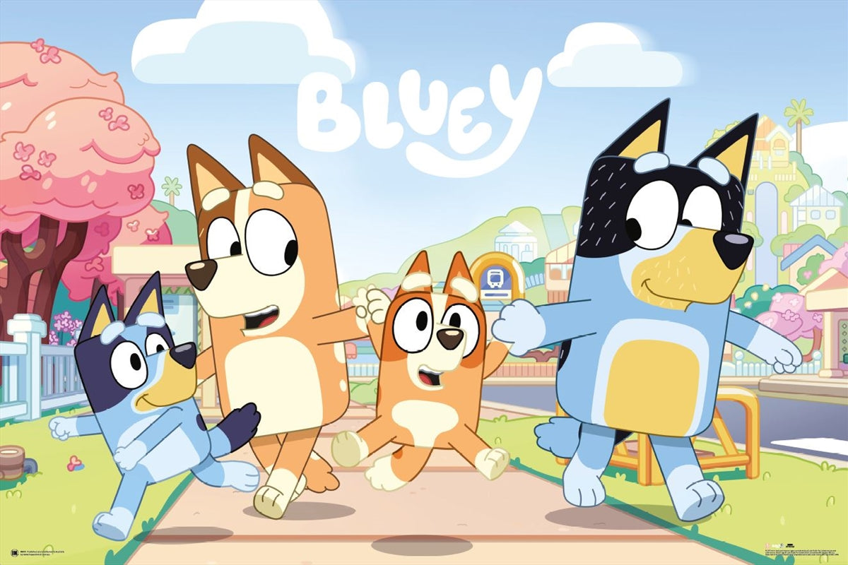 Bluey - Street - Reg Poster - Good Games