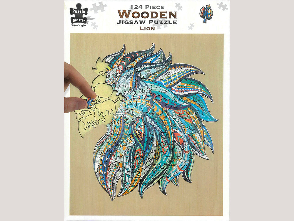 Lion 2 Wooden 124 Piece Jigsaw