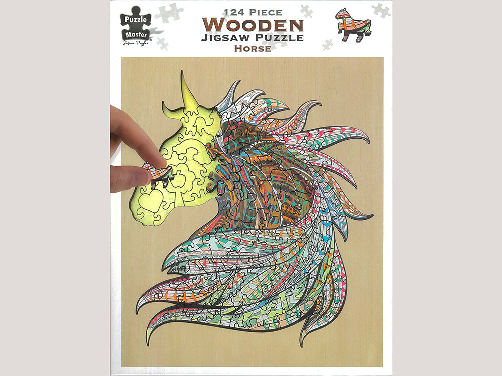Horse Wooden 124 Piece Jigsaw