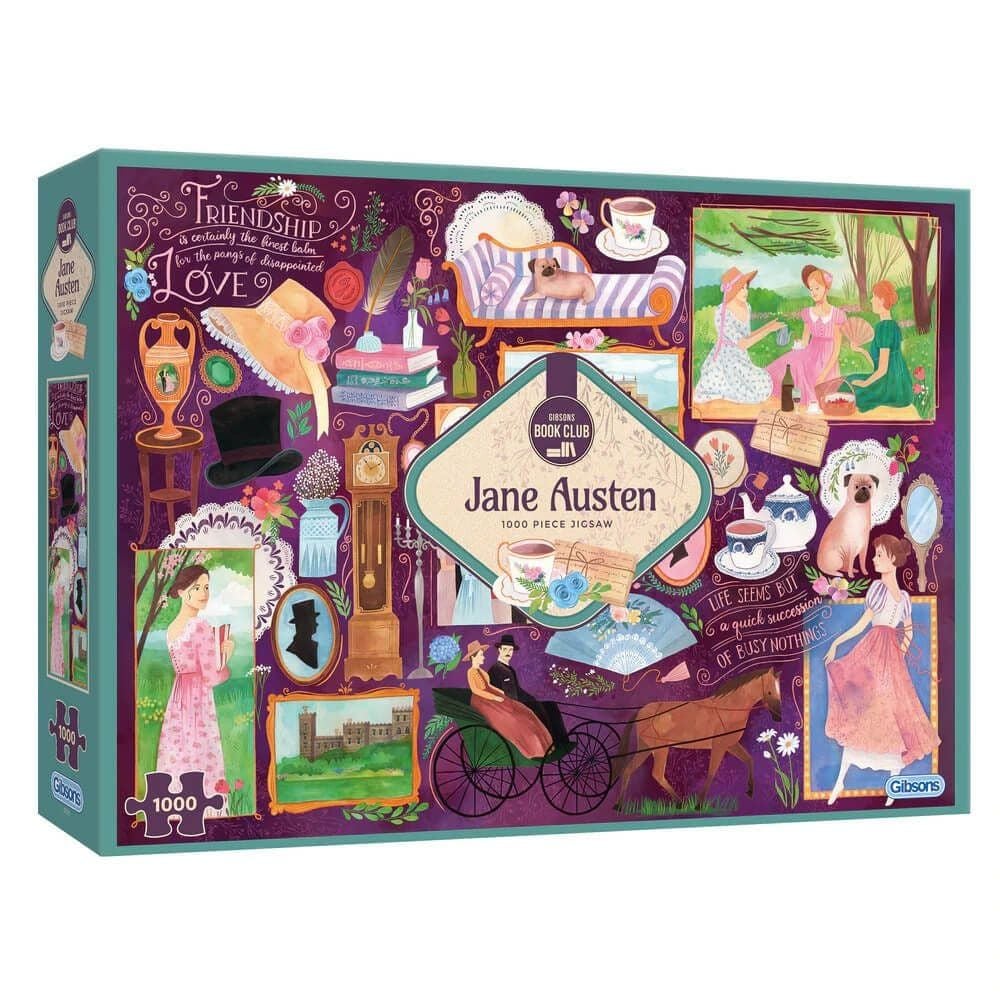 Gibsons - Book Club Jane Austen 1000 Piece Jigsaw - Good Games
