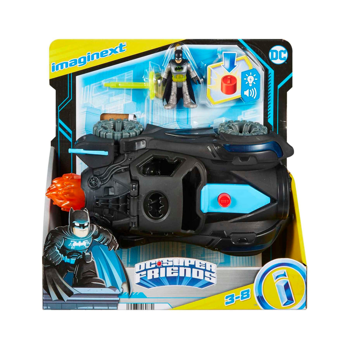 Fisher-Price - Imaginext DC Super Friends Lights &amp; Sounds Batmobile F22 - Good Games