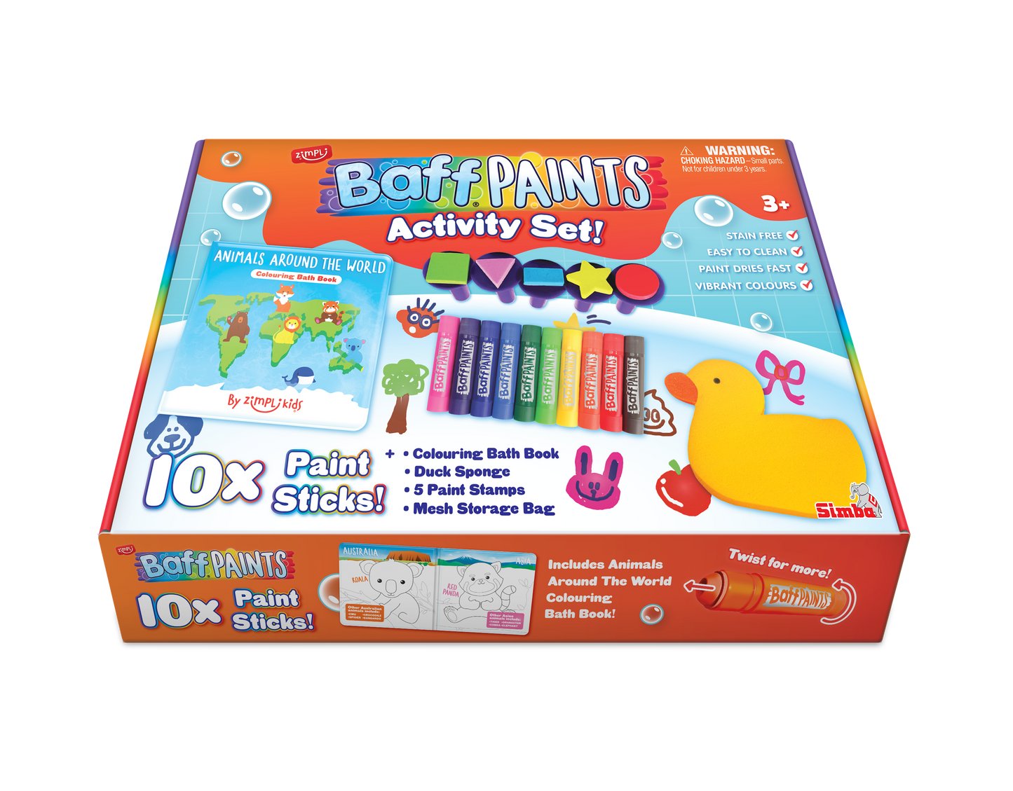 Zimpli Kids - Baff Paints Activity Set