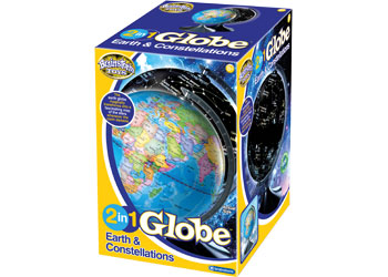 Brainstorm Toys - 2 in 1 Globe: Earth and Constellations