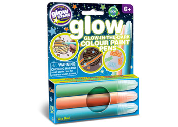 Brainstorm Toys - Glow-in-the-Dark Colour Three Pens