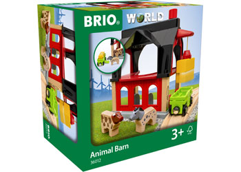 BRIO - Animal Barn 6 Pieces