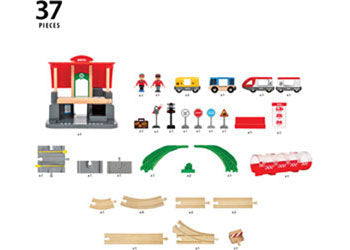 BRIO - Central Station Set 37 Pieces
