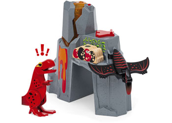 BRIO - Dinosaur Erupting Volcano 5 Pieces