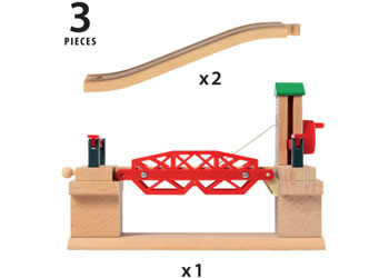 Brio Bridge - Lifting Bridge, 3 Pieces