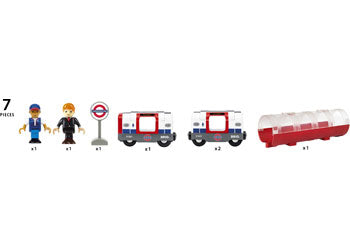 BRIO - London Underground Train 7 Pieces