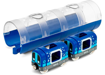 BRIO - Metro Train & Tunnel 3 Pieces