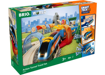 BRIO - Smart Tech Action Tunnel Travel Set