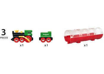 BRIO - Tunnel & Steam Train 3 Pieces
