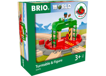 BRIO - Turntable & Figure 2 Pieces