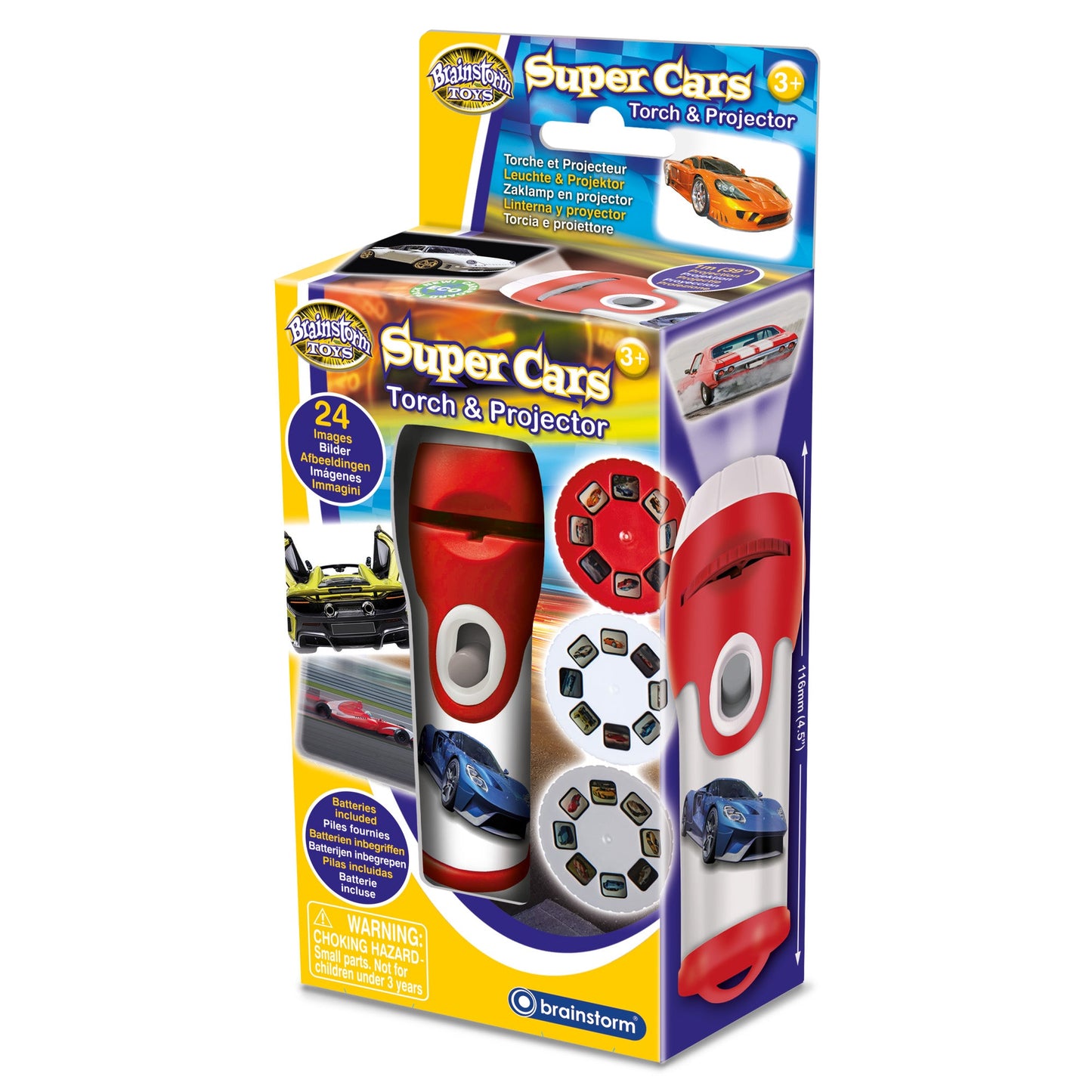 Brainstorm Toys - Super Cars Torch & Projector