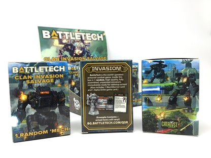 Battletech Clan Invasion Salvage Blind Box - Good Games
