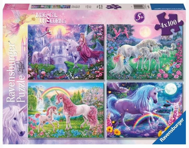 Ravensburger - Generic Girls Bumber Pack 4x100 Piece Jigsaw - Good Games