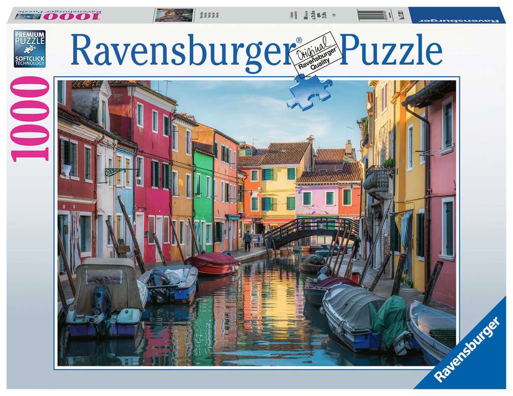 Ravensburger - Burano in Italy 1000 Piece Jigsaw - Good Games