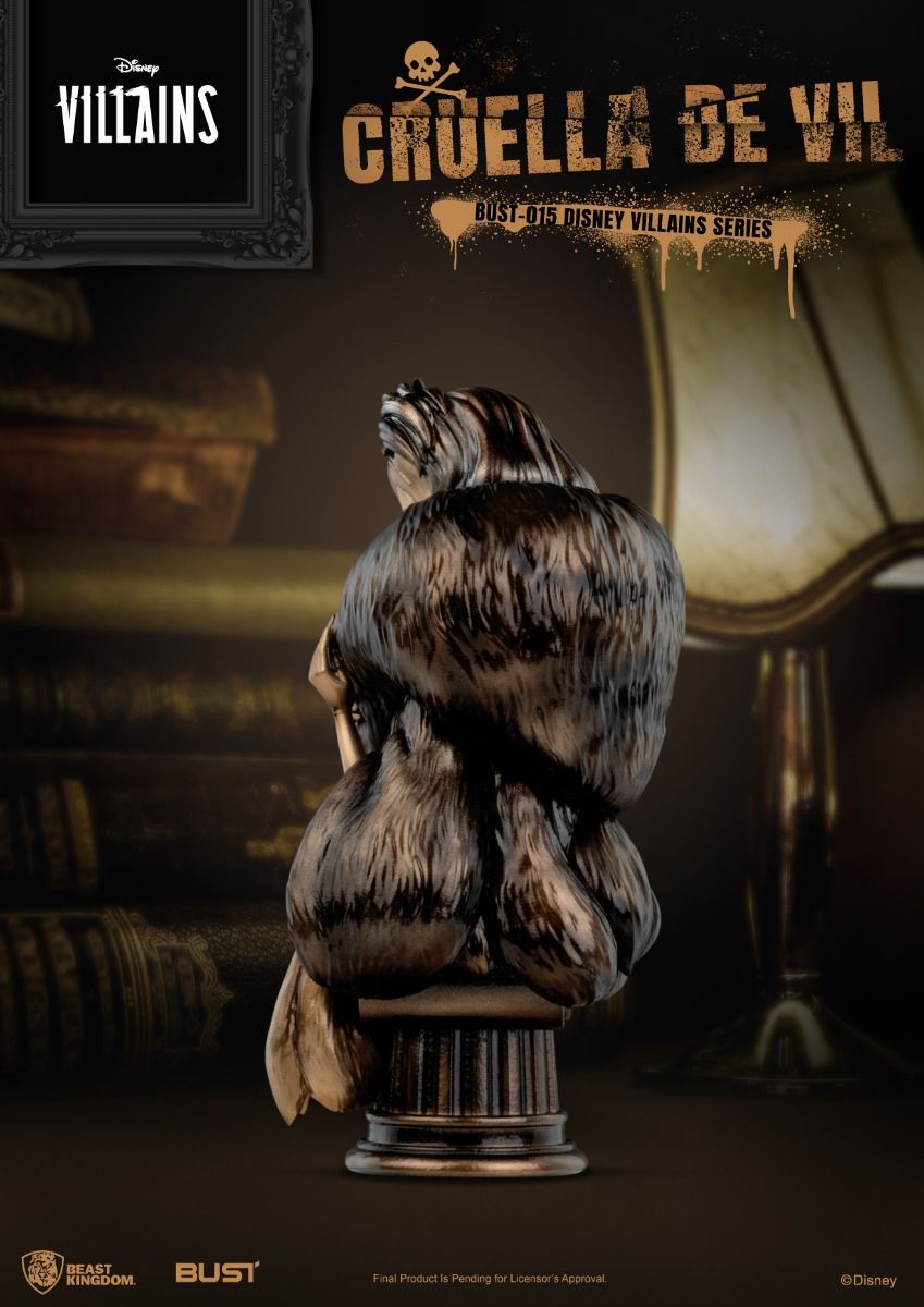 Rear angle emphasizing hair contrast and base details