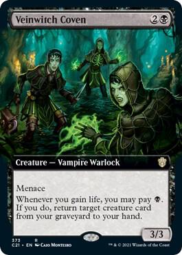 Veinwitch Coven Extended Art 373/81 (Commander 2021) 