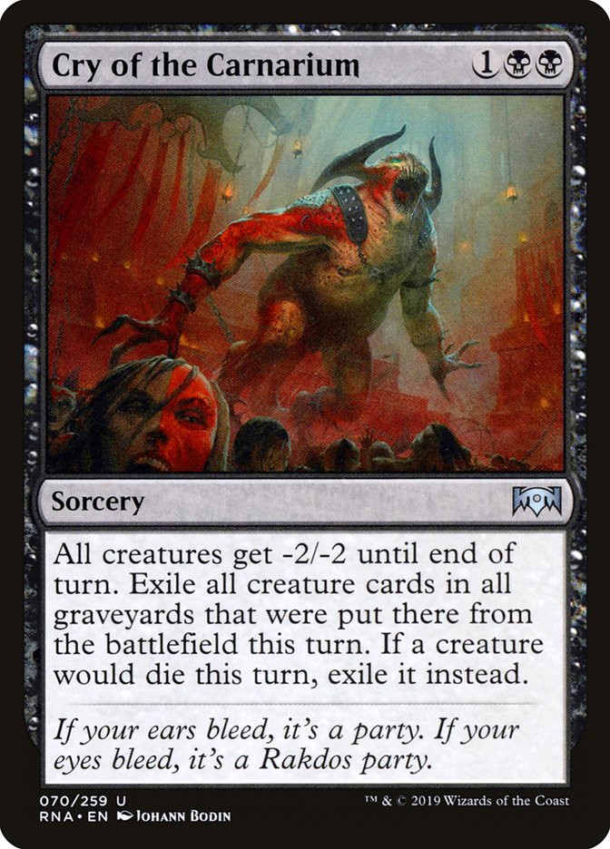Cry of the Carnarium 70/259 (Ravnica Allegiance) 