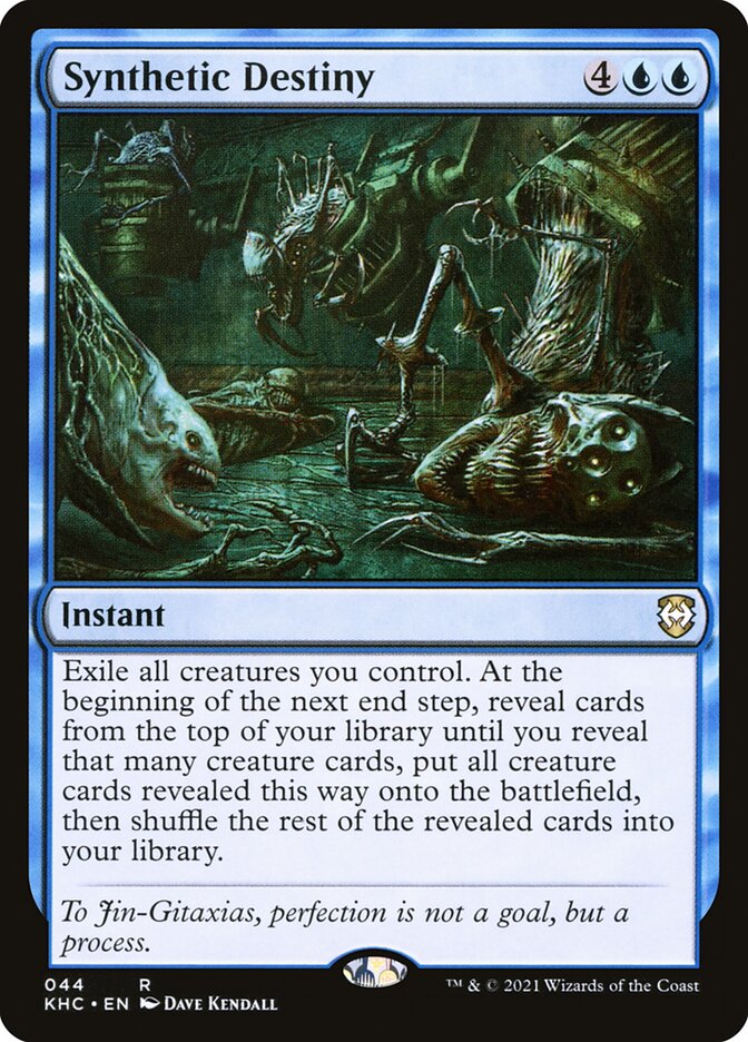 Synthetic Destiny 44/1 (Commander: Kaldheim) 