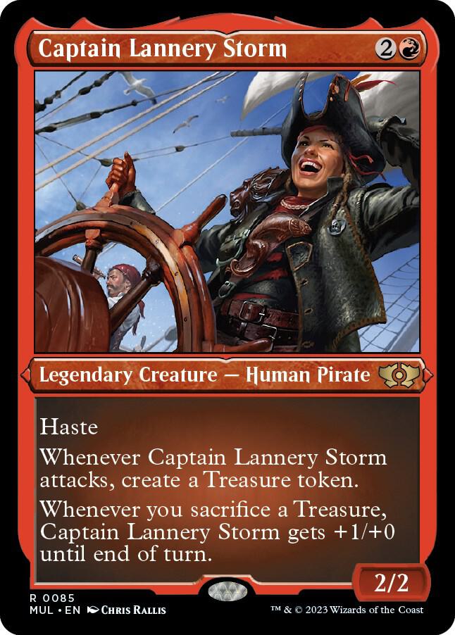 Captain Lannery Storm 85 (March of the Machine: Multiverse Legends)  - Etched Foil