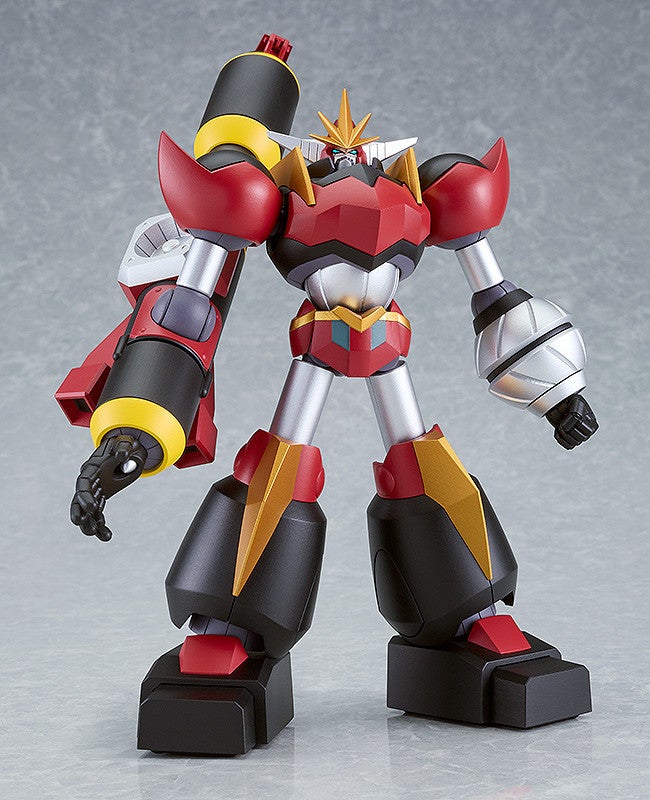 Moderoid Dai-Guard action figure highly articulated with red black gold and silver accents