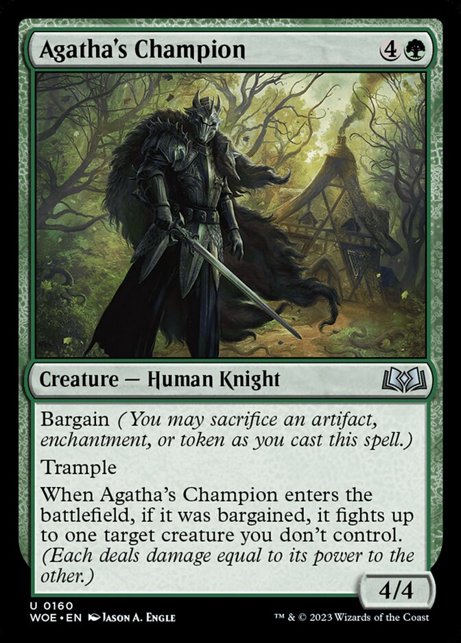Agatha's Champion 160/276 (Wilds of Eldraine)  - Foil