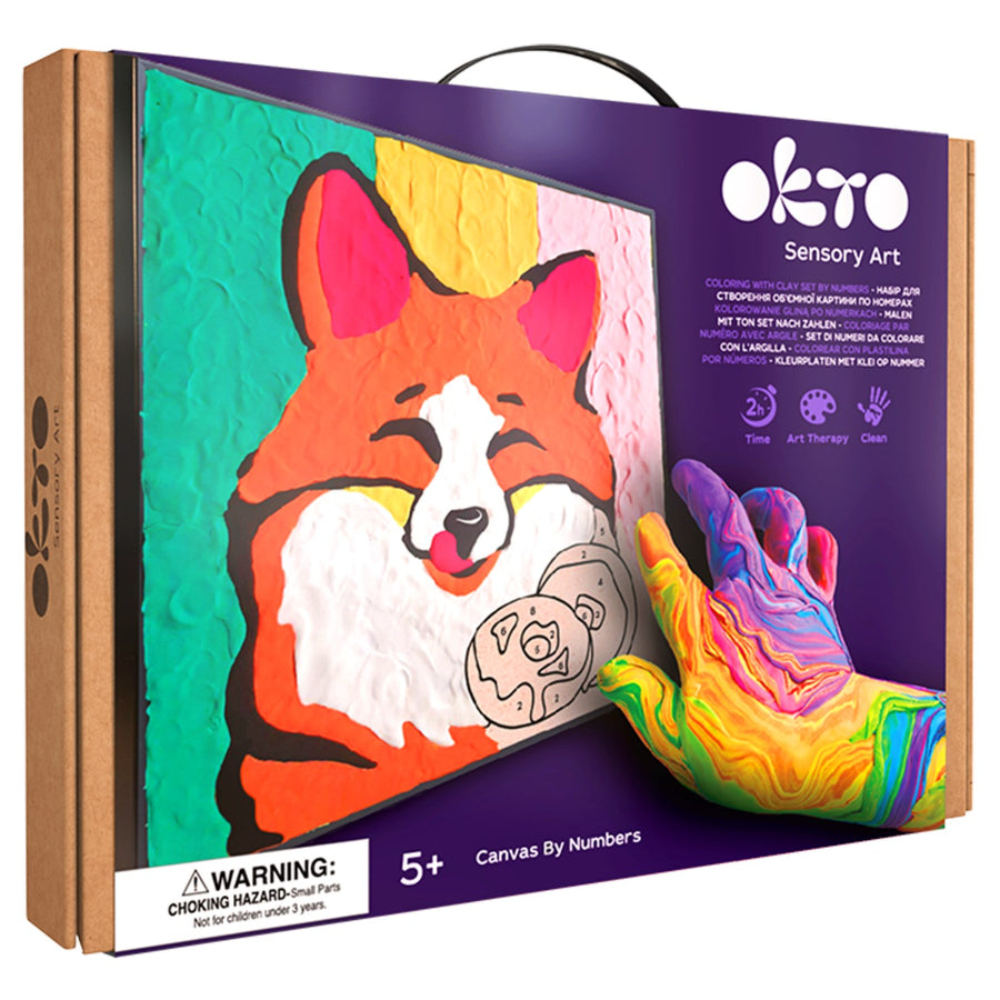 Fox Coloring with Clay Set - Good Games