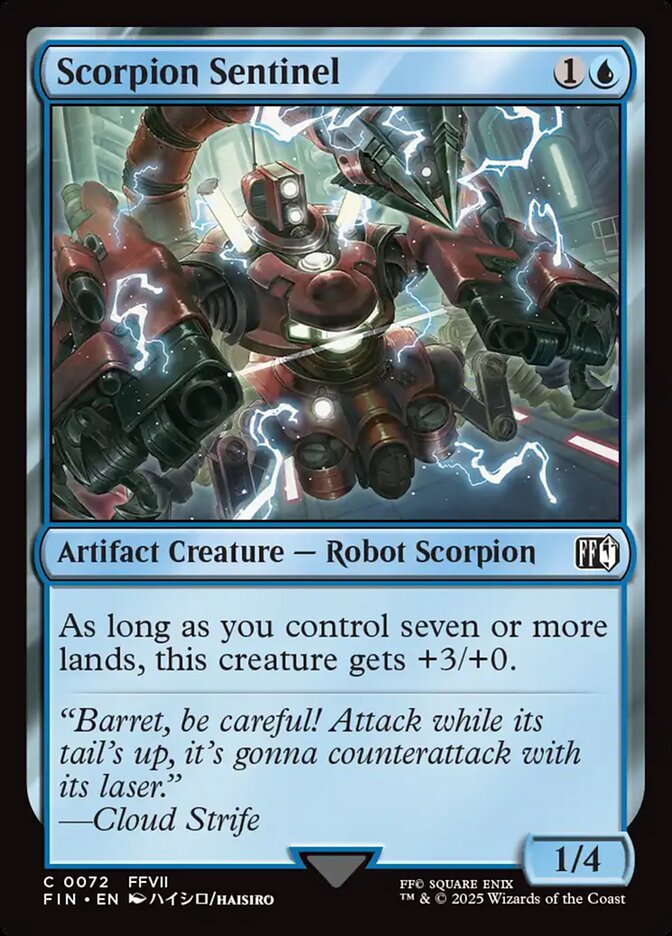 Scorpion Sentinel 72/309 (FINAL FANTASY)  - Foil