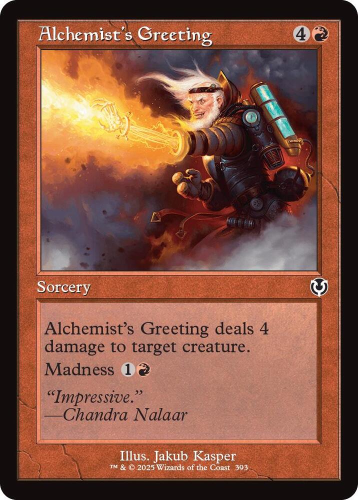 Alchemist's Greeting 393/287 (Innistrad Remastered)  - Retro Foil