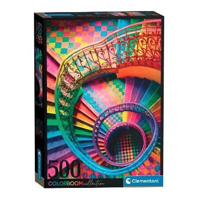 Clementoni - Colorboom Stairs - 500 Piece Jigsaw - Good Games
