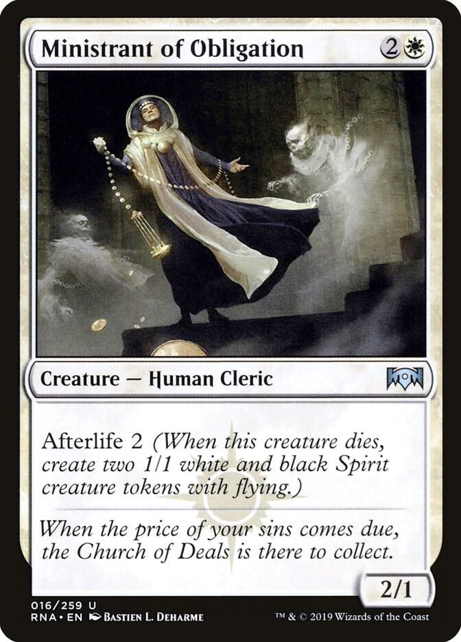 Ministrant of Obligation 16/259 (Ravnica Allegiance) 
