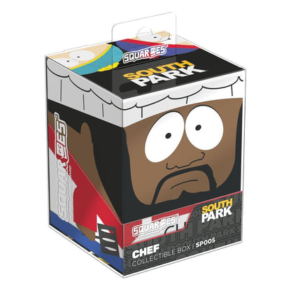 South Park Chef collectible box by SQUARE-ES, showing Chef's face and white chef hat