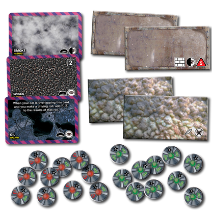 Car Wars Dropped Weapons Pack tokens set