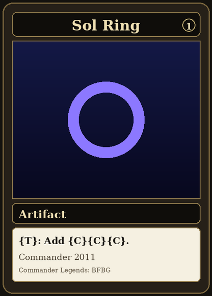 [PD-TEST] Sol Ring [Commander 2011]