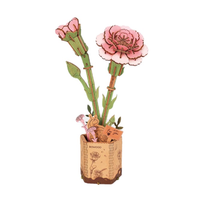 Wood Bloom Pink Carnation - Good Games