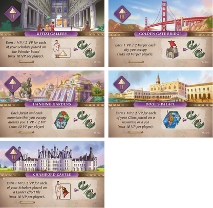 Third group of action cards for "Time of Empires"