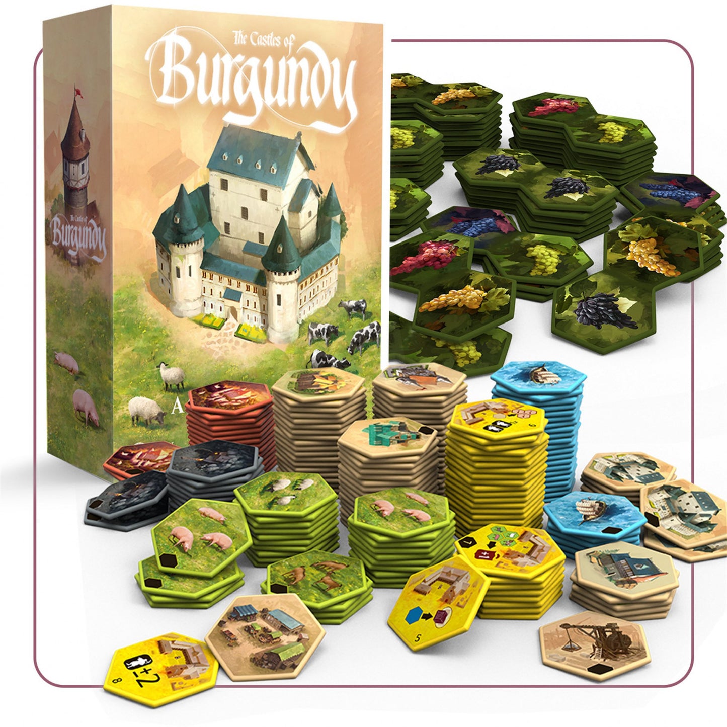 Castles of Burgundy Special Edition Upgraded Hex Acrilic - Good Games