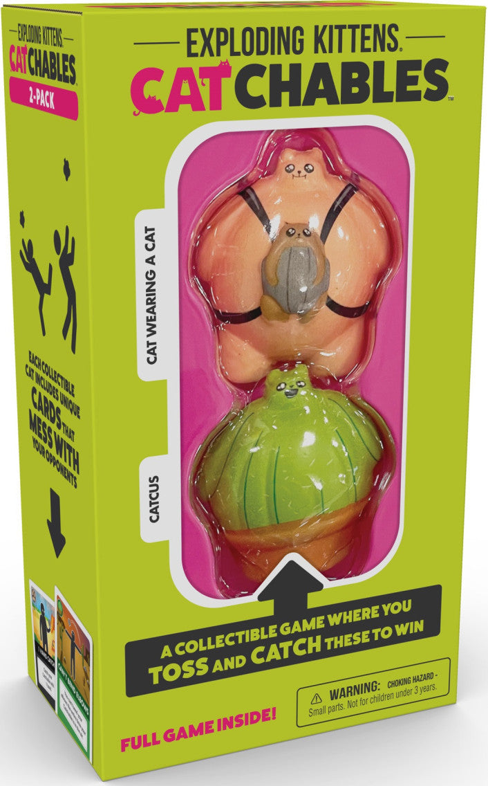 Catchables 2-Pack #2 (Cat-wearing-a-cat & Catcus) - Good Games