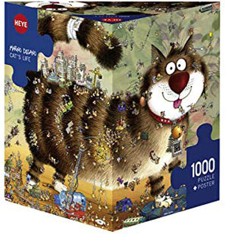Heye - Cats Life: 1000 Piece Jigsaw - Good Games