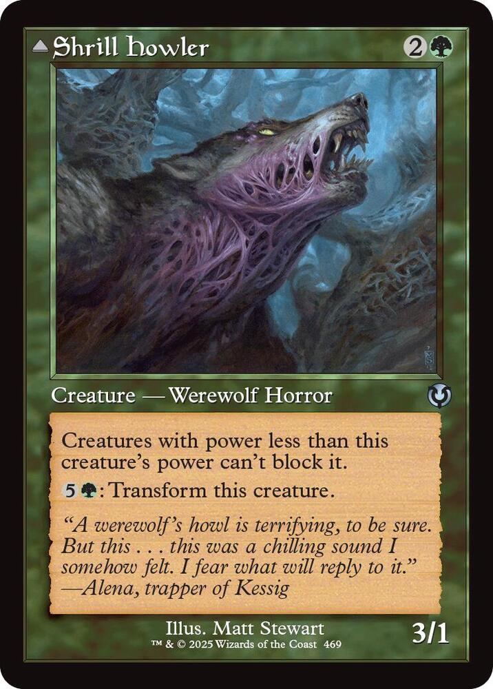 Shrill Howler // Howling Chorus 469/287 (Innistrad Remastered)  - Retro