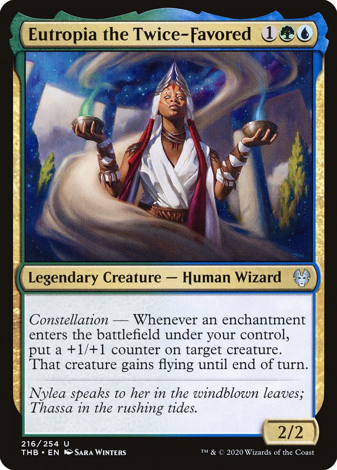 Eutropia the Twice-Favored 216/254 (Theros Beyond Death)  - Foil
