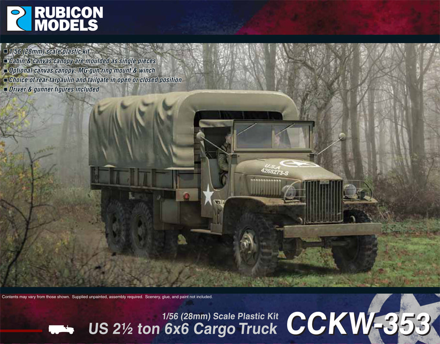 CCKW-353 US 2 1/2 ton 6x6 Cargo Truck - Good Games