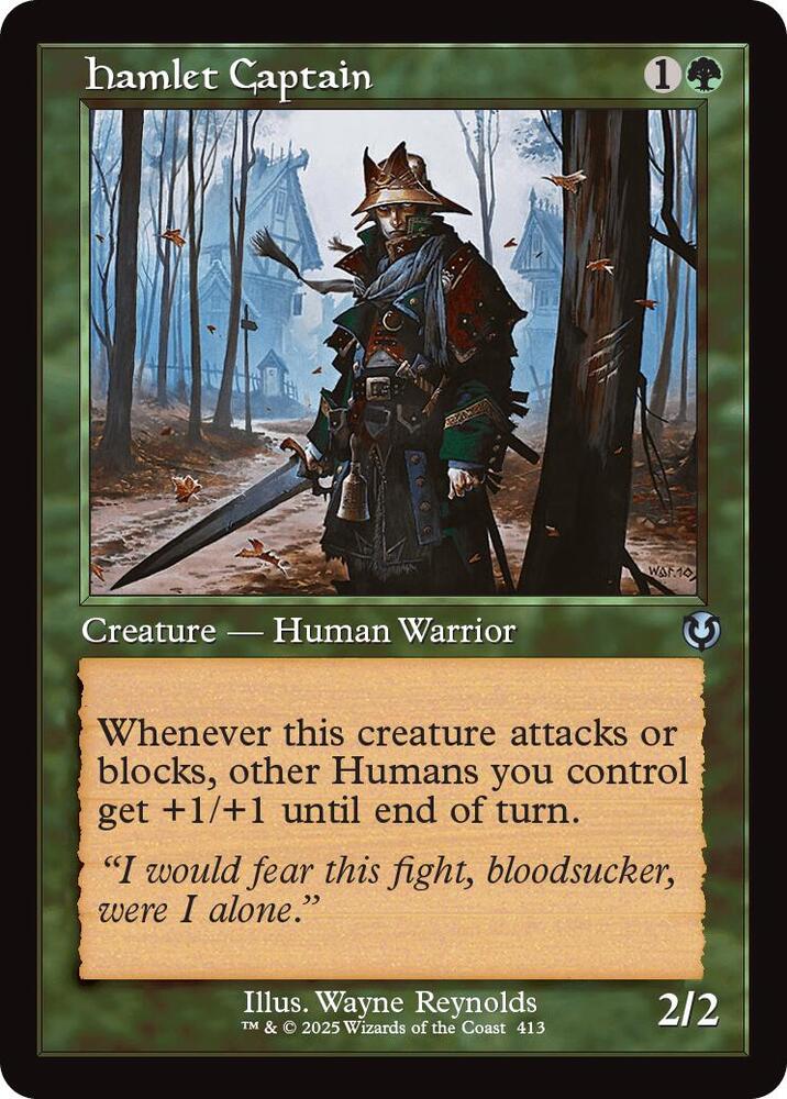 Hamlet Captain 413/287 (Innistrad Remastered)  - Retro