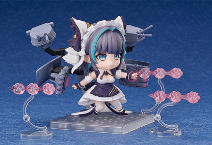 Nendoroid of Azur Lane's Belfast in her maid outfit holding rigging