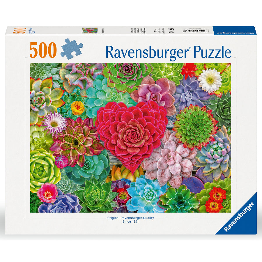 Succulent Love 500 Piece Jigsaw Puzzle