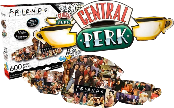 Friends - Central Perk & Collage 600 Piece Double Sided Puzzle – Good Games