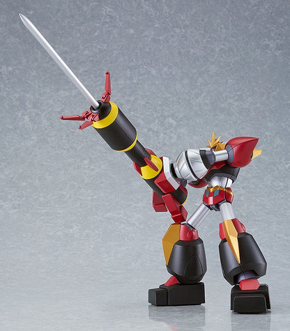 Moderoid Dai-Guard model kit in dynamic pose with drill arm attachment extended forward
