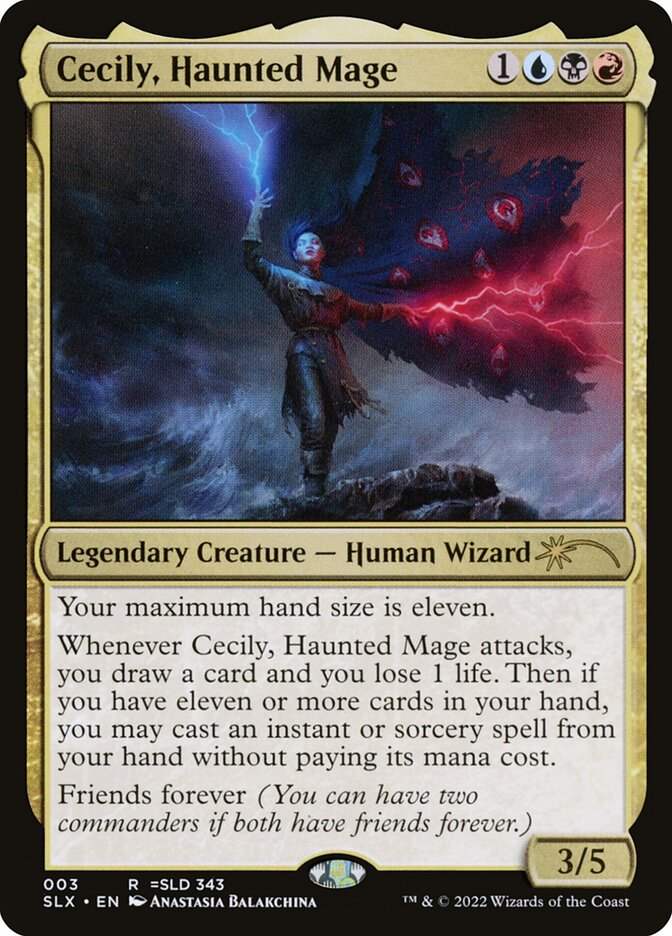 Cecily, Haunted Mage 3 (SLX Cards) 
